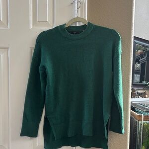 Tahari Forest Green Knit Sweater
